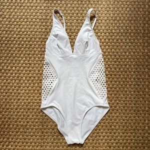 ERES one piece swimsuit, with side design feature.